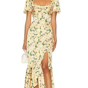 ASTR the label yellow floral dress